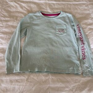 Vineyard Vines 4T girls long sleeve whale shirt